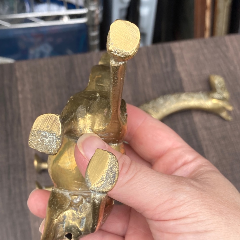 Brass Etched Camel Set Vintage - Picture 6 of 7